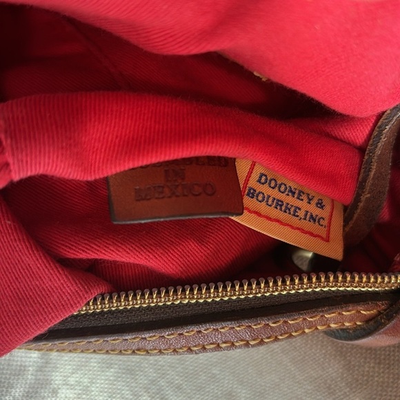 🔥SALE! DOONEY & BOURKE Black Canvas/Leather Braided Double Handle Satchel - Picture 11 of 14